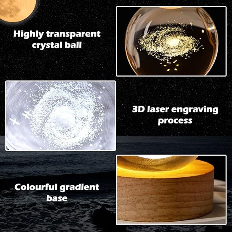 Lisslune | 3D Crystal Ball Lamp
