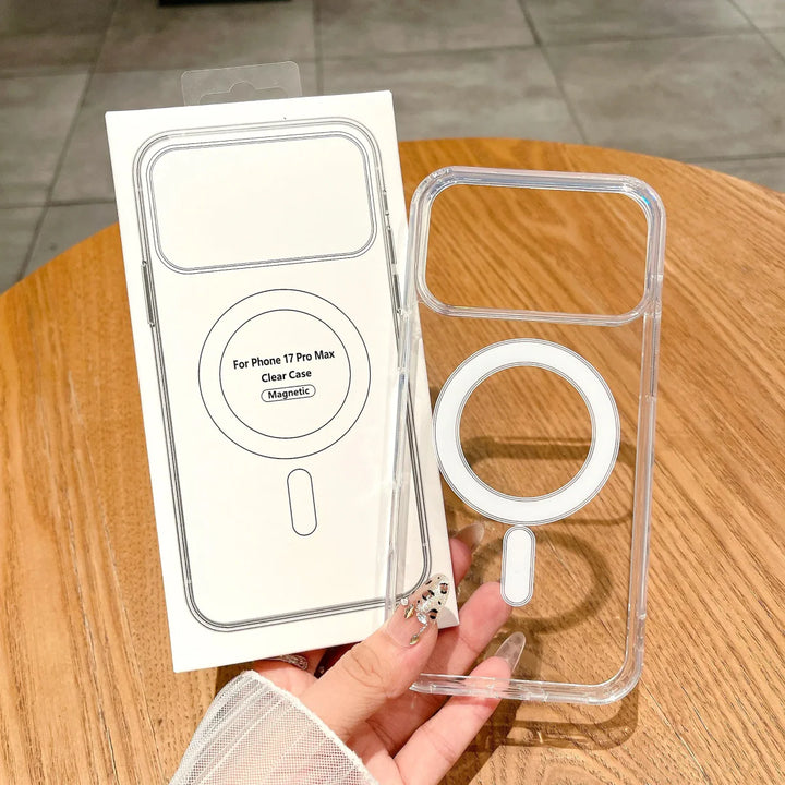 Lisslune | CrystalMag – Clear MagSafe Compatible Case for iPhone 11-17 Series