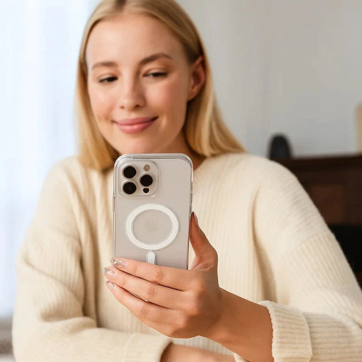 Lisslune | CrystalMag – Clear MagSafe Compatible Case for iPhone 11-17 Series