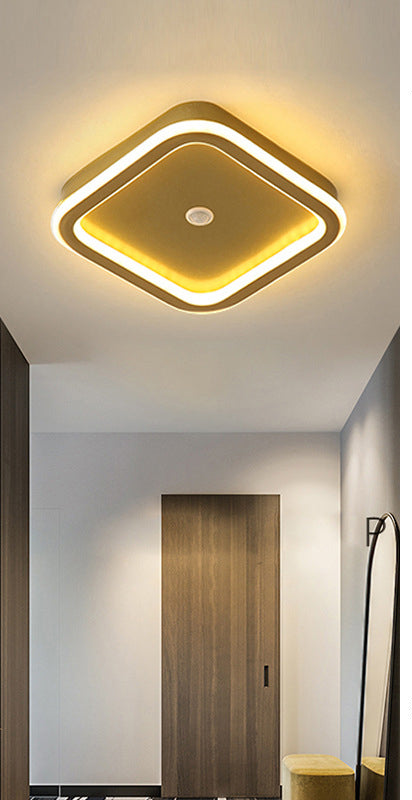 Lisslune | MotionGlide PIR Motion Sensor LED Ceiling Light | Smart Lighting | Energy Efficient | Perfect for Hallway & Bathroom