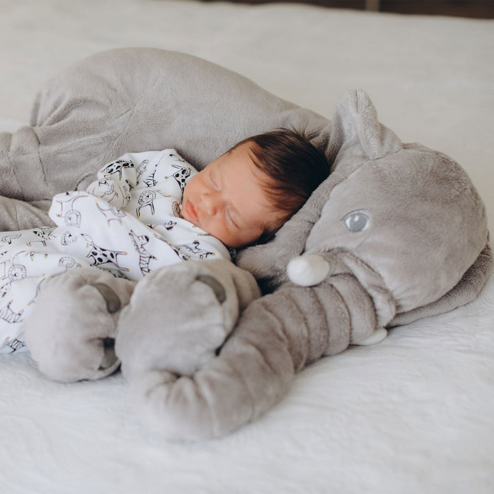 Lisslune | Plush Elephant Pillow – Ultra Soft & Comfortable Cuddle Cushion for Babies and Kids