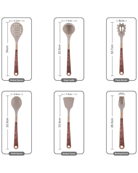 Lisslune | CULINOVA – Heat-Resistant Kitchen Utensil Set for Effortless Cooking