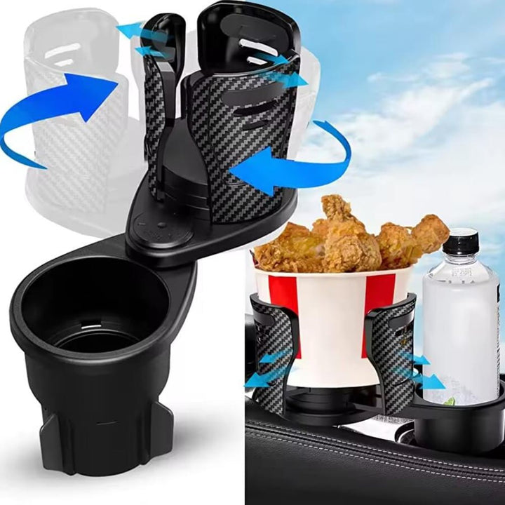 Lisslune | Cupswivel – Dual Rotating Car Cup Holder for Drinks & Easy Access
