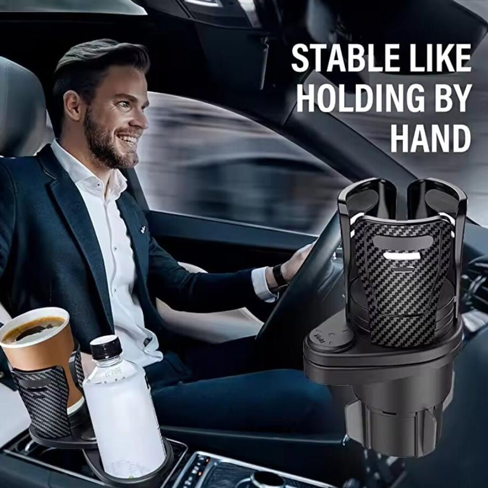 Lisslune | Cupswivel – Dual Rotating Car Cup Holder for Drinks & Easy Access