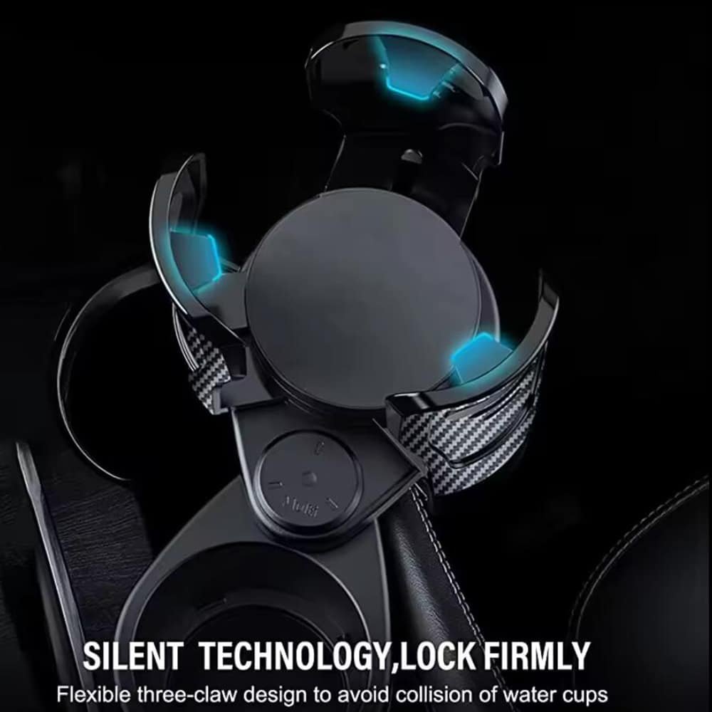 Lisslune | Cupswivel – Dual Rotating Car Cup Holder for Drinks & Easy Access