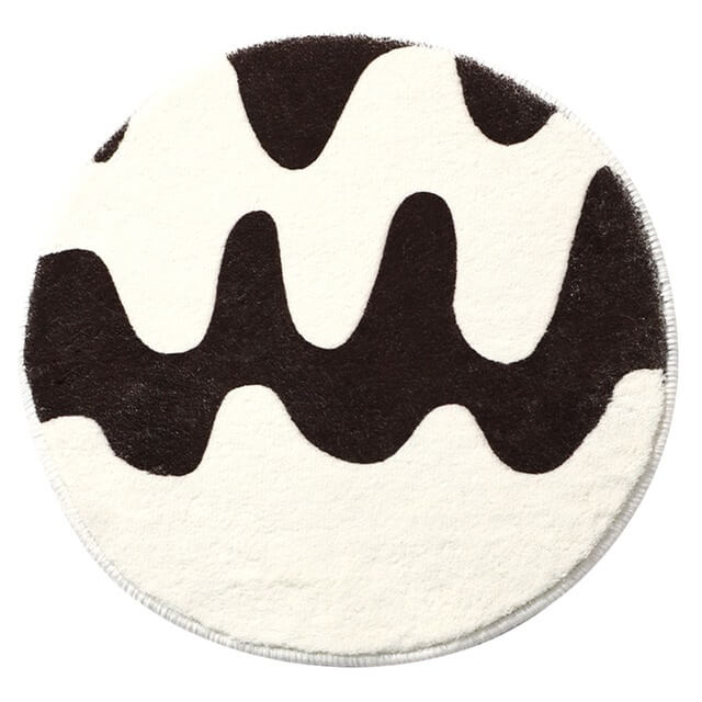Lisslune | Curvy Checker Mini Tufted Carpet