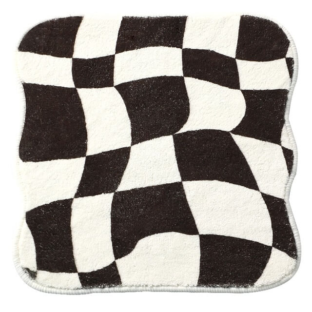 Lisslune | Curvy Checker Mini Tufted Carpet