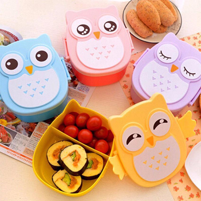 Lisslune | Adorable owl-inspired leak-proof bento box for sustainable eating