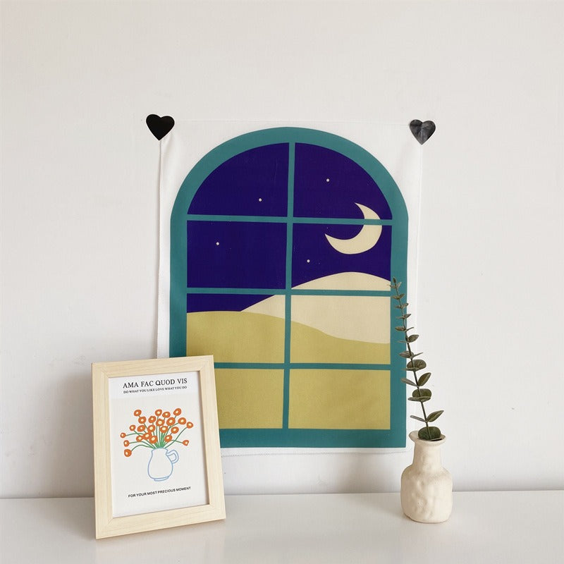 Rynx | Cute Artificial Window Tapestry