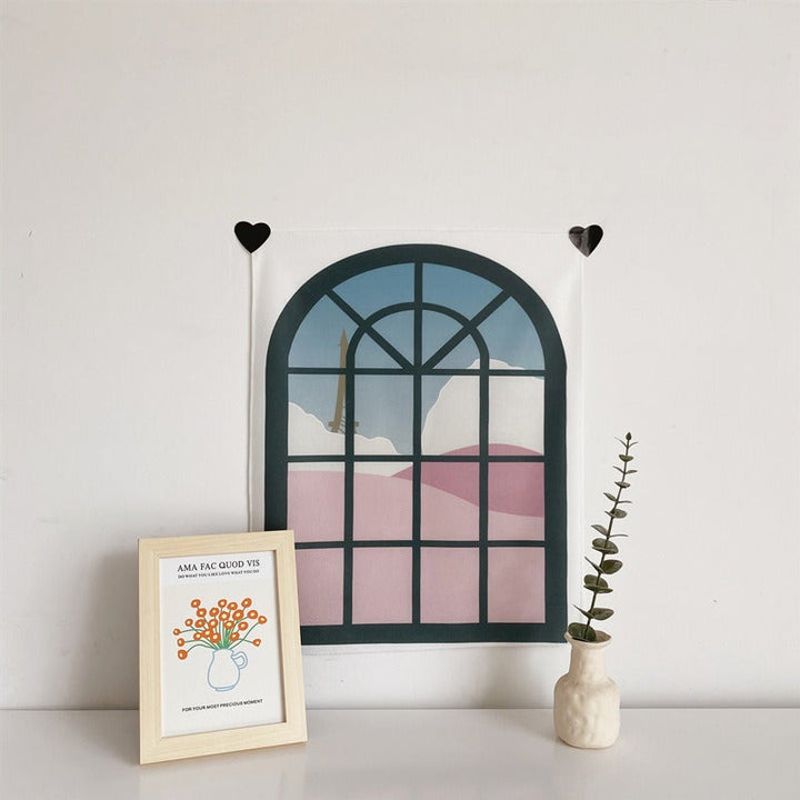 Rynx | Cute Artificial Window Tapestry