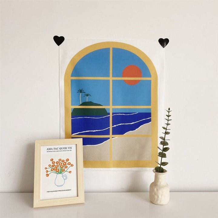 Rynx | Cute Artificial Window Tapestry