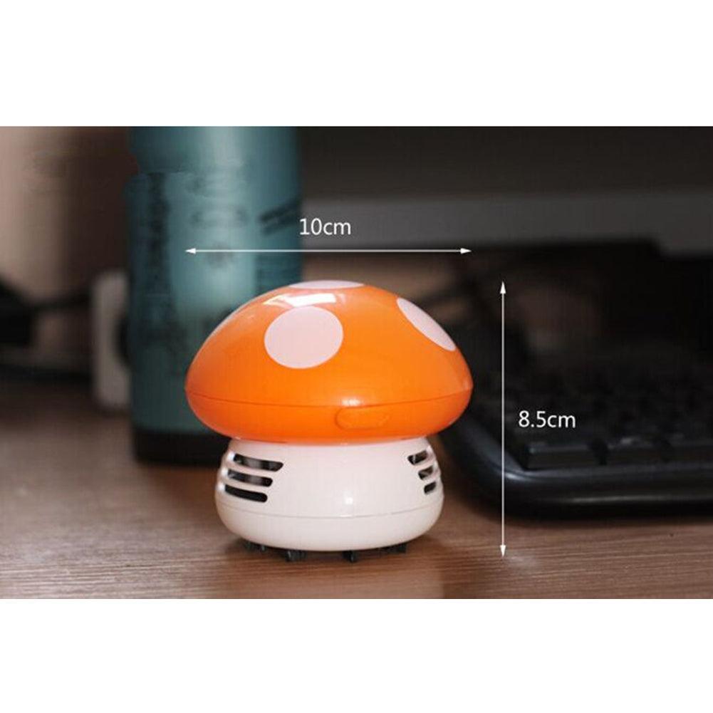 Lisslune | Charming Mushroom-Shaped Mini Vacuum Cleaner - Cute and Portable Cleaning Companion for Home, Office, and Vehicle