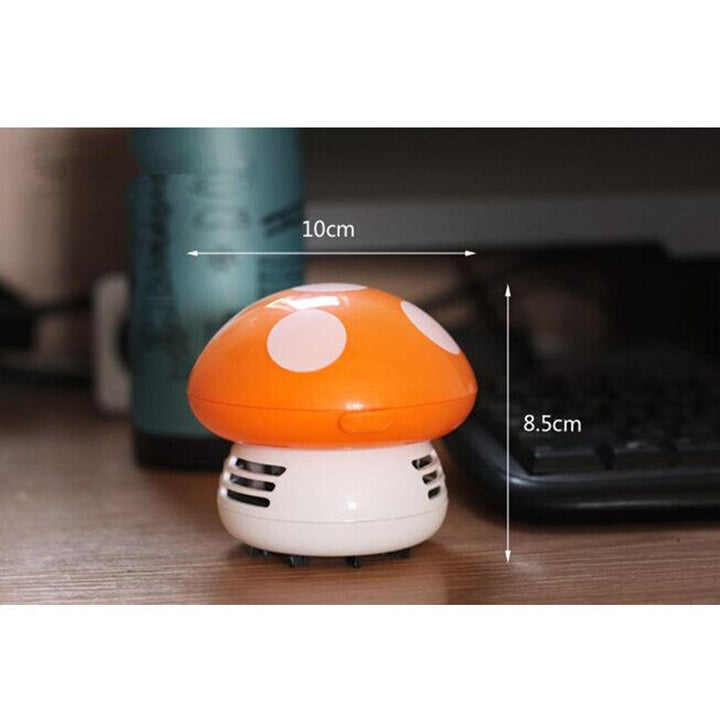 Lisslune | Charming Mushroom-Shaped Mini Vacuum Cleaner - Cute and Portable Cleaning Companion for Home, Office, and Vehicle