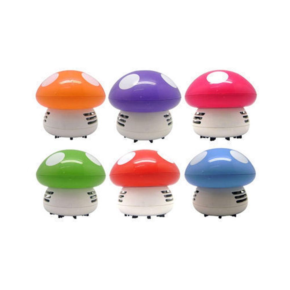 Lisslune | Charming mushroom-shaped mini vacuum cleaner - Cute and portable cleaning companion for home, office, and vehicle