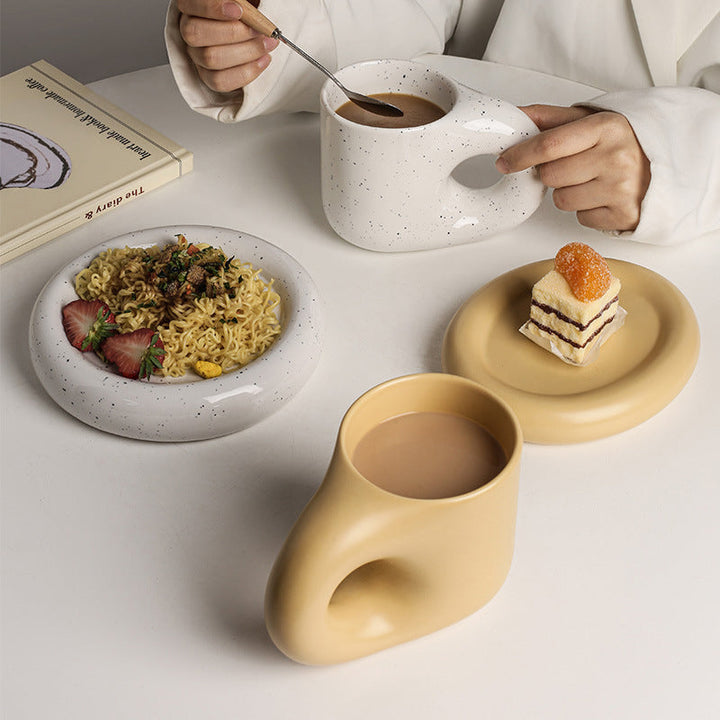 Rynx Nordic Minimalist Ceramic Plump Mug