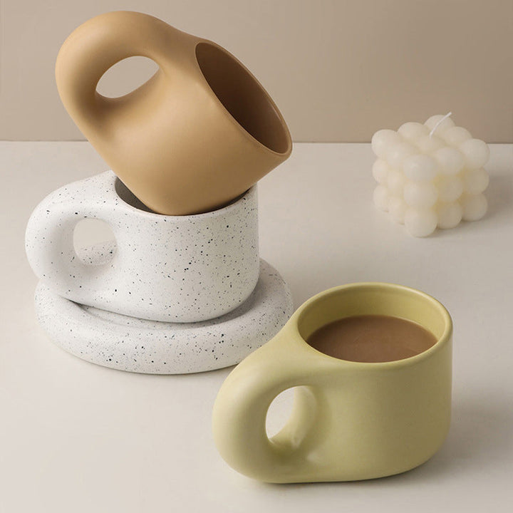 Rynx Nordic Minimalist Ceramic Plump Mug