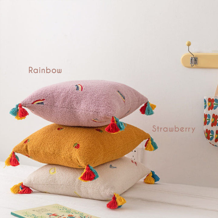 Rynx Cute Embroidered Children's Room Pillow