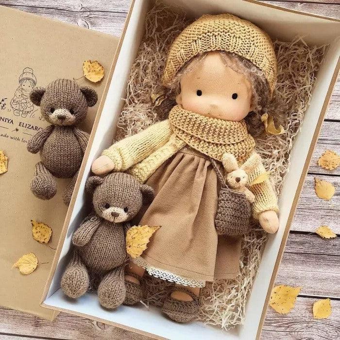 Lisslune | Handcrafted Waldorf Cuddle Doll – Poppi
