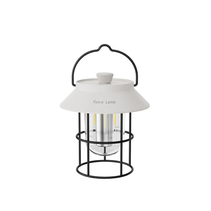 Lisslune | LED Camping Lantern in Retro Design – Portable Lamp for Indoor and Outdoor