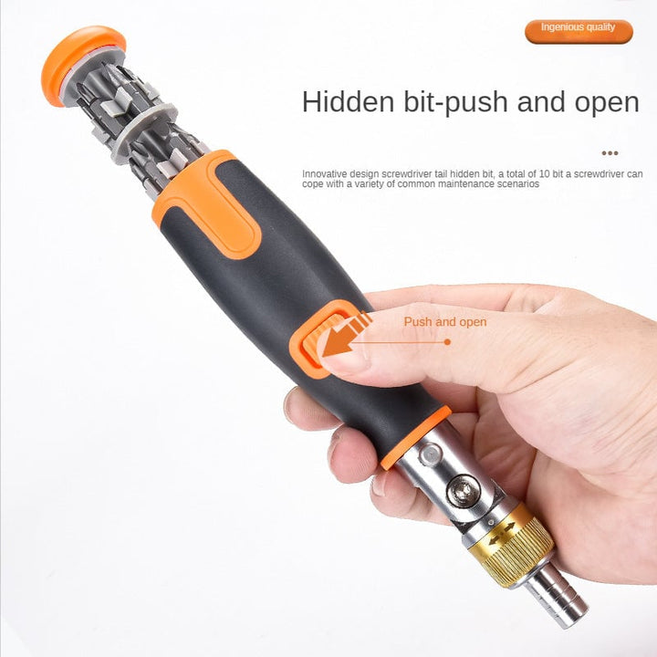 Lisslune | 10 in 1 Multi-angle ratchet screwdriver Professional tools