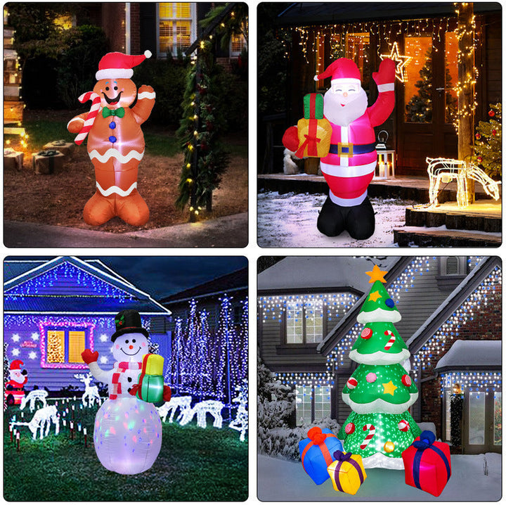 Lisslune | Christmas Ornament Decoration – Snowman or Christmas Tree with Lighting