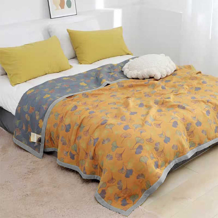 Lisslune | LeafNest - Soft Cotton Bed Linen with Leaf Motif