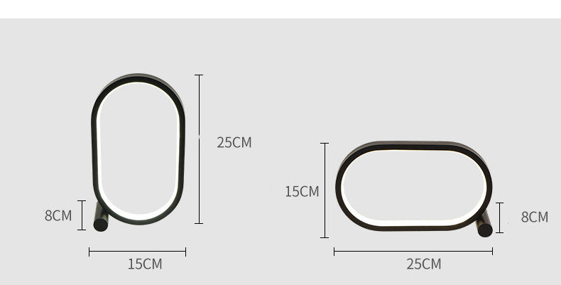 Lisslune | LUMINIQUE | Modern LED Table Lamp | Simple and Elegant | Touch and Remote Control