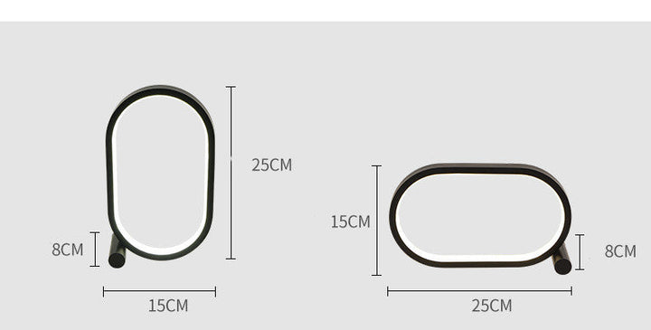 Lisslune | LUMINIQUE | Modern LED Table Lamp | Simple and Elegant | Touch and Remote Control