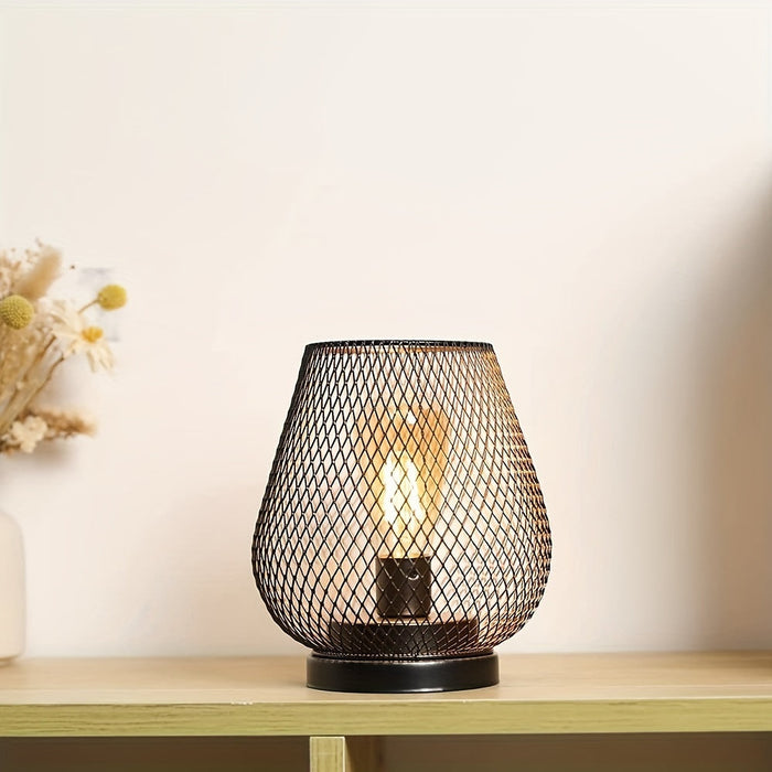 Lisslune | AuroraMesh Table Lamp Set – Industrial Style with Warm Ambient Lighting