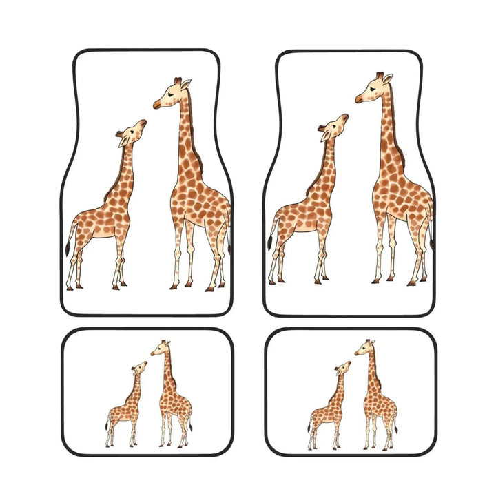 Lisslune | Giraffe Pattern Universal Car Mats