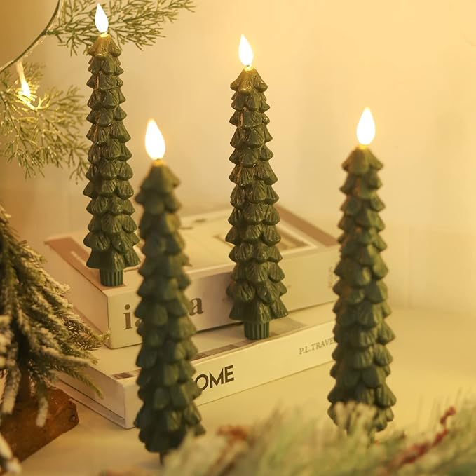 Lisslune | Flameless LED Candles with Remote Control – Realistic 3D Flickering Model LumaGlow