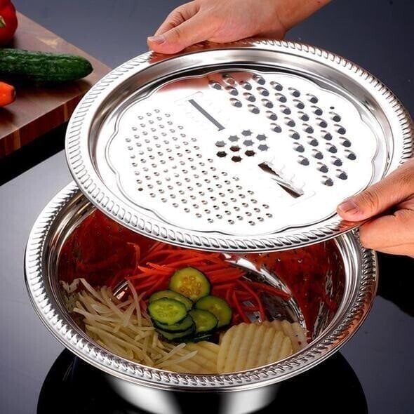 Lisslune | Multifunctional colander in stainless steel