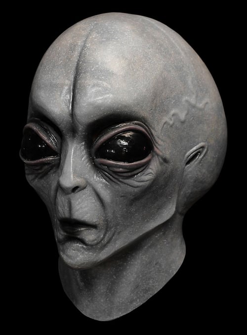 Lisslune | Realistic Alien Mask – Latex and Silicone Halloween Mask for Cosplay and Parties