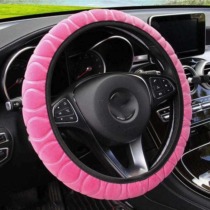 Lisslune | Soft Winter Warm Plush Steering Wheel Cover