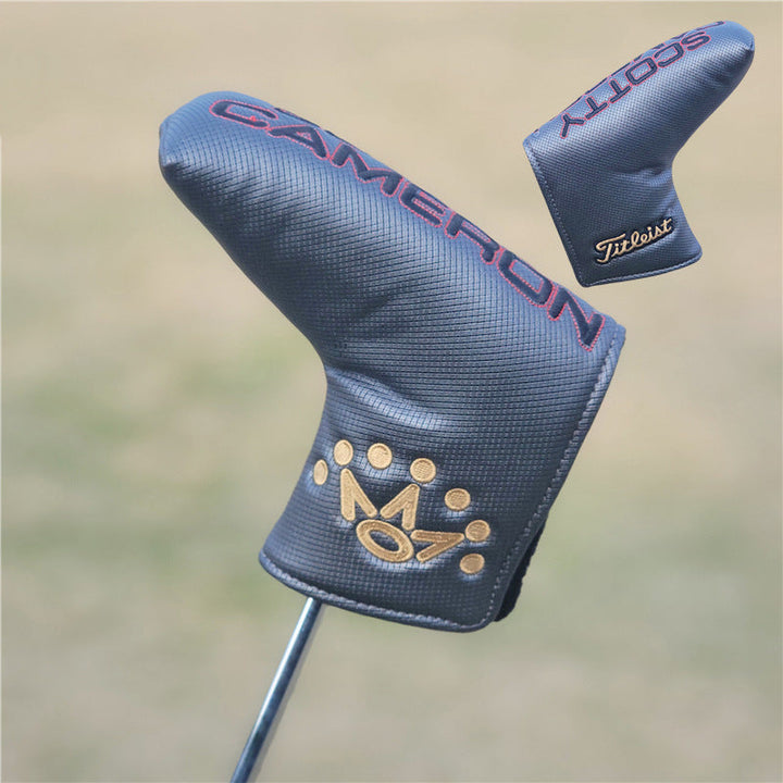 Lisslune | Straight Stripe One-line Putter Golf Club Cover Head Protection Cover Ball Head Protection Cover