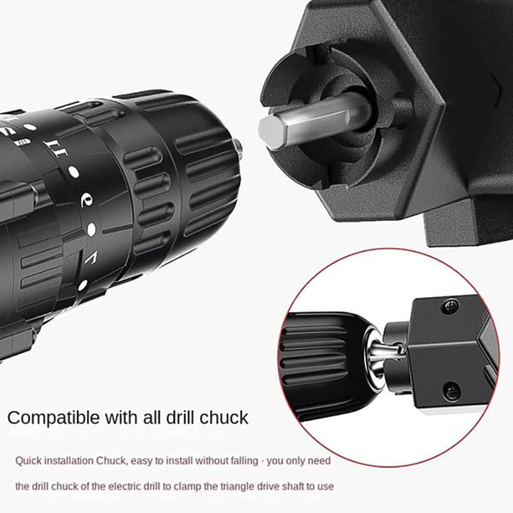 Lisslune | 6 Inch Electric Drill Modified To Electric Chainsaw Drill Attachment