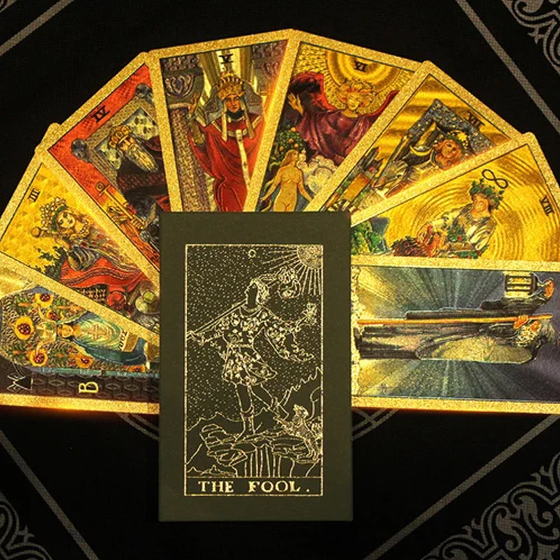 Lisslune | Explore the Mystical World of Tarot Gold Foil Tarot
