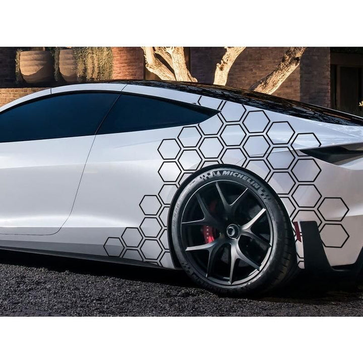 Lisslune | Universal Honeycomb Car Graphics Vinyl Sticker Set