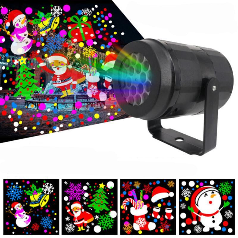Lisslune | LED Christmas Projector Snowflake Light Show – Waterproof Outdoor Lamp with 16 Patterns