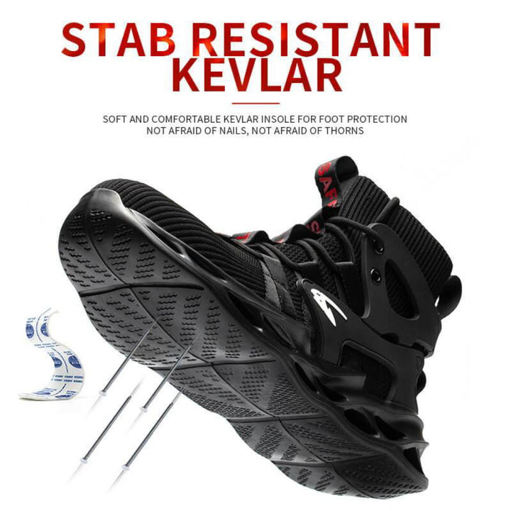 Lisslune | Lightweight, breathable work shoes with steel toe