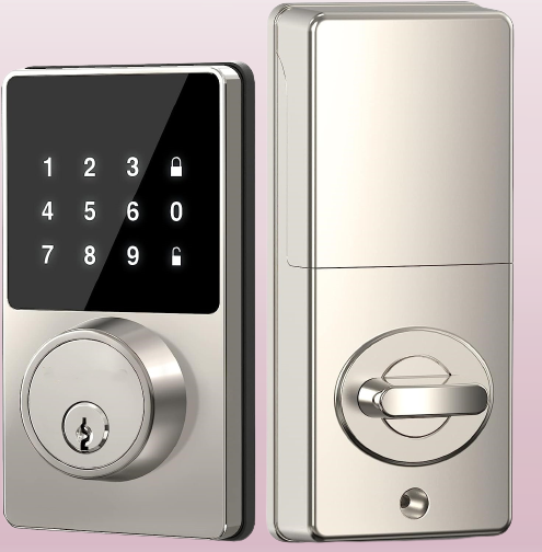 Lisslune | Touchscreen Keyless Smart Shield Entry Door Lock