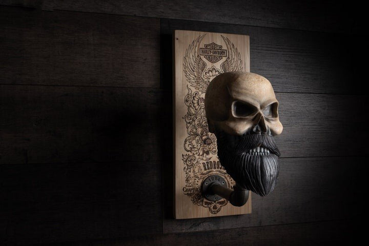 Lisslune | Bearded Skull – Eagle Skull & Cross