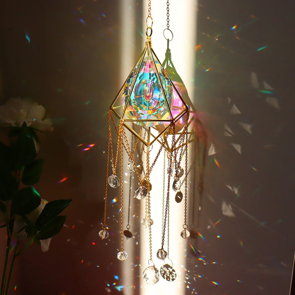 Lisslune | Frendorf Room Decoration Crystal Sun Catcher Wind Chime