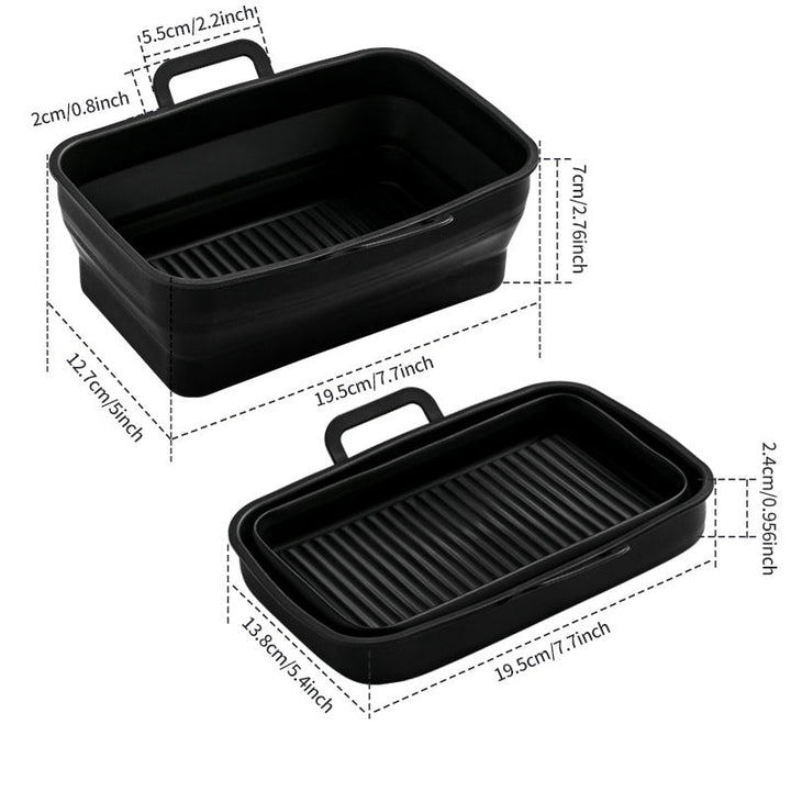 Lisslune | Foldable Air Fryer Baking Tray made of Silicone