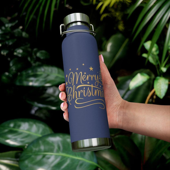 Lisslune | Vacation Joy Vacuum Insulated Stainless Steel Water Bottle - 22 Oz with Wide Neck