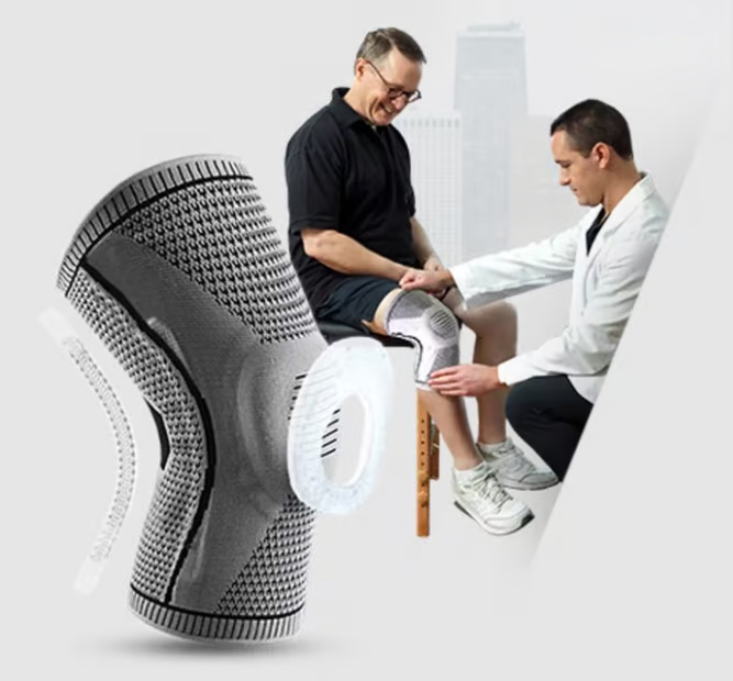 Lisslune | FlexiKnee Compression Brace – Supportive Knee Brace for Pain, Swelling & Stiffness