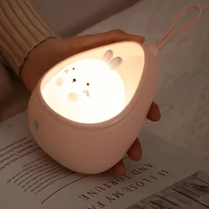 Lisslune | PurrLight – Cute Animal Night Light LED Bedside Lamp for Kids