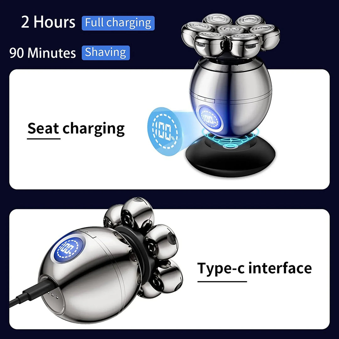 Lisslune | FlexiShave Pro – 7D Electric Razor for Smooth & Irritation-Free Shaving