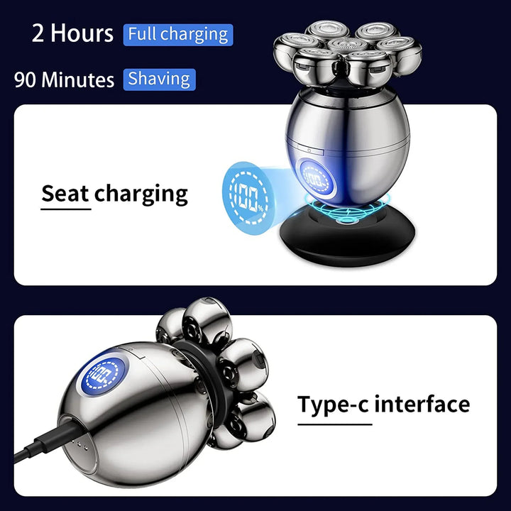 Lisslune | FlexiShave Pro – 7D Electric Razor for Smooth & Irritation-Free Shaving