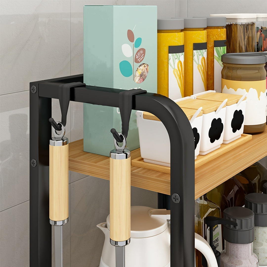 Lisslune | Mara Stainless Steel Kitchen Storage Rack – Compact, Stylish & Durable